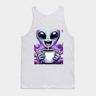 Happy alien Tank Top